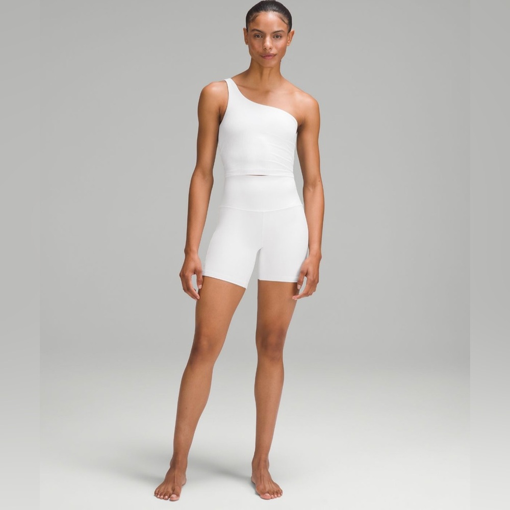 Lululemon ribbed nulu asymmetrical yoga tank top